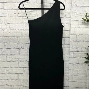 Theory One-Shoulder Long Dress